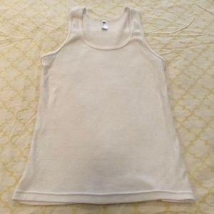 American Apparel Ribbed Tank Top.